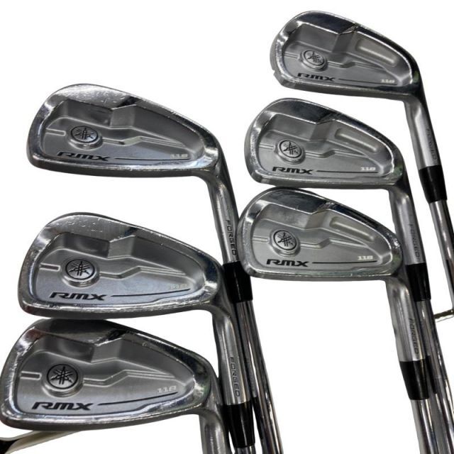【中古】 ヤマハ RMX 118 6S アイアンセット IR 純正特注シャフト (フレックスS) メンズ 男性用 右利き 右用 Cランク ゴルフクラブ