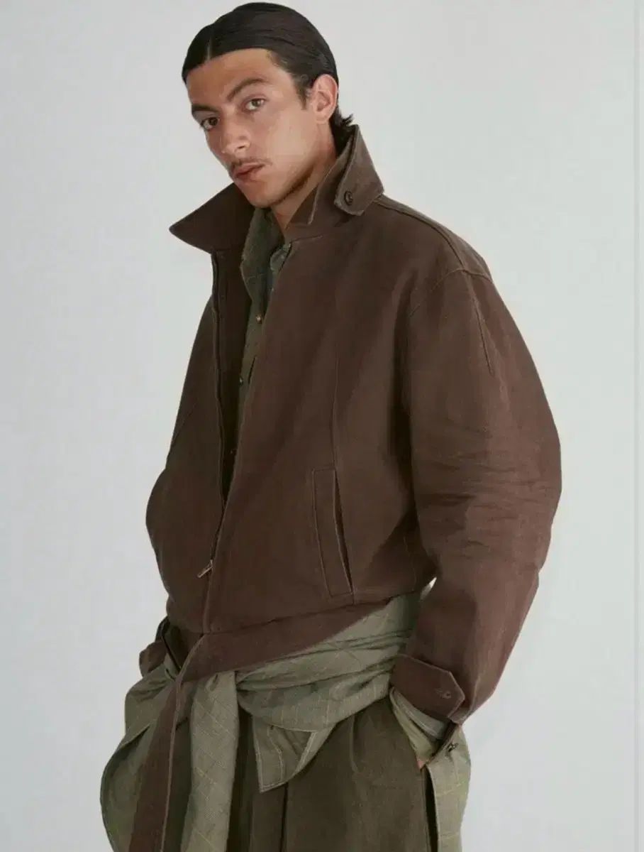 レクト 24FW ヴィンテージ ウォッシュド ハリントン ジャケット L