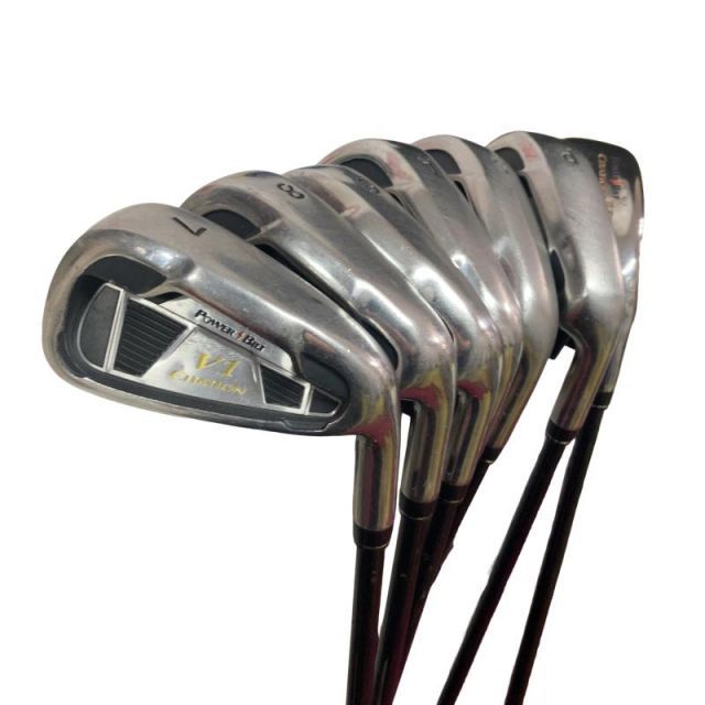 【中古】 パワービルト CITATION V1 8S アイアンセット IR オリジナルカーボン (フレックスSR) メンズ 男性用 右利き 右用 Cランク ゴルフクラブ