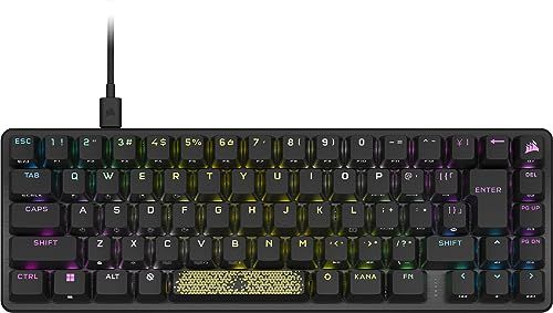 CORSAIR K65 PRO MINI ゲーミングキーボード 65%キーボード 自社独自開発OPX軸 方向キー有り 日本語レイアウト CH-91A401A-JP/ 61c6508f
