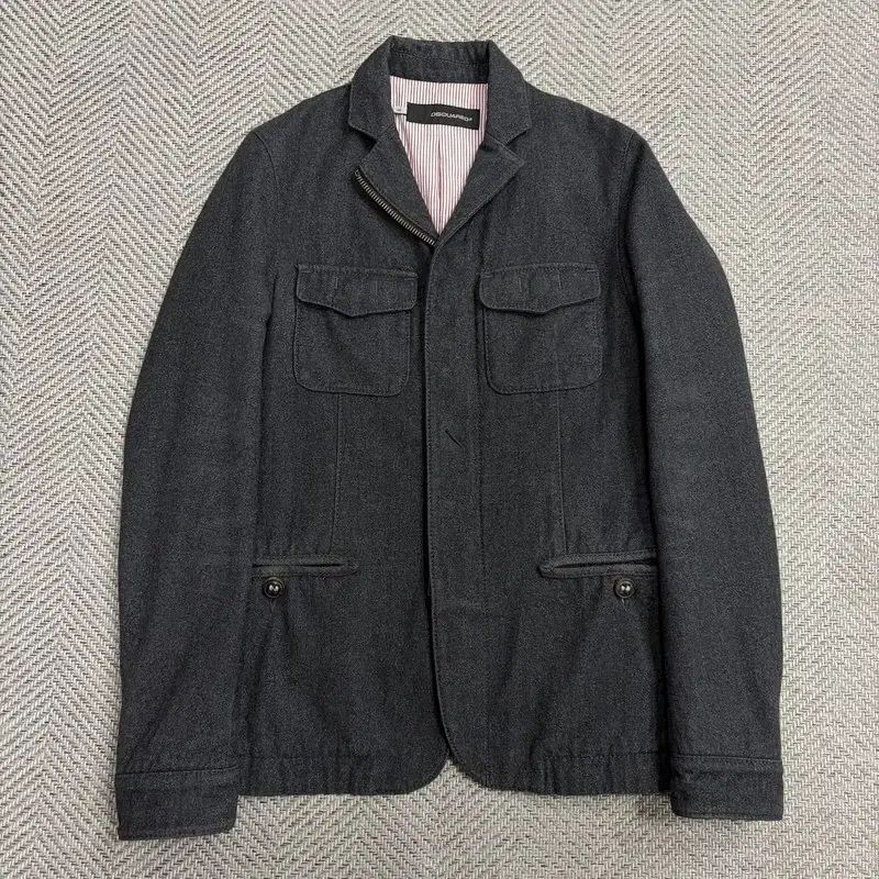 DSQUARED2 ウールブレンド ジップアップ フィールドジャケット v4345