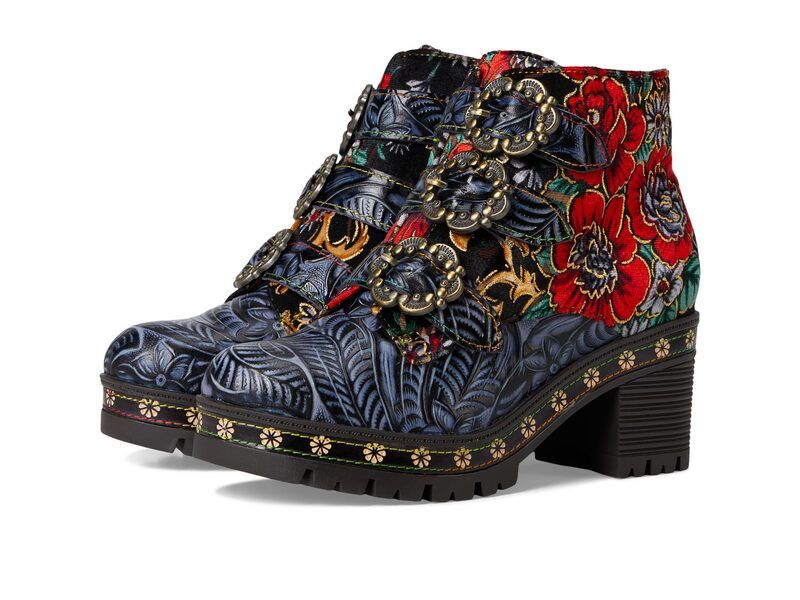 スプリングステップ レディース シューズ ブーツ・レインブーツ LArtiste by Spring Step Brazza Navy Multi ネイビー