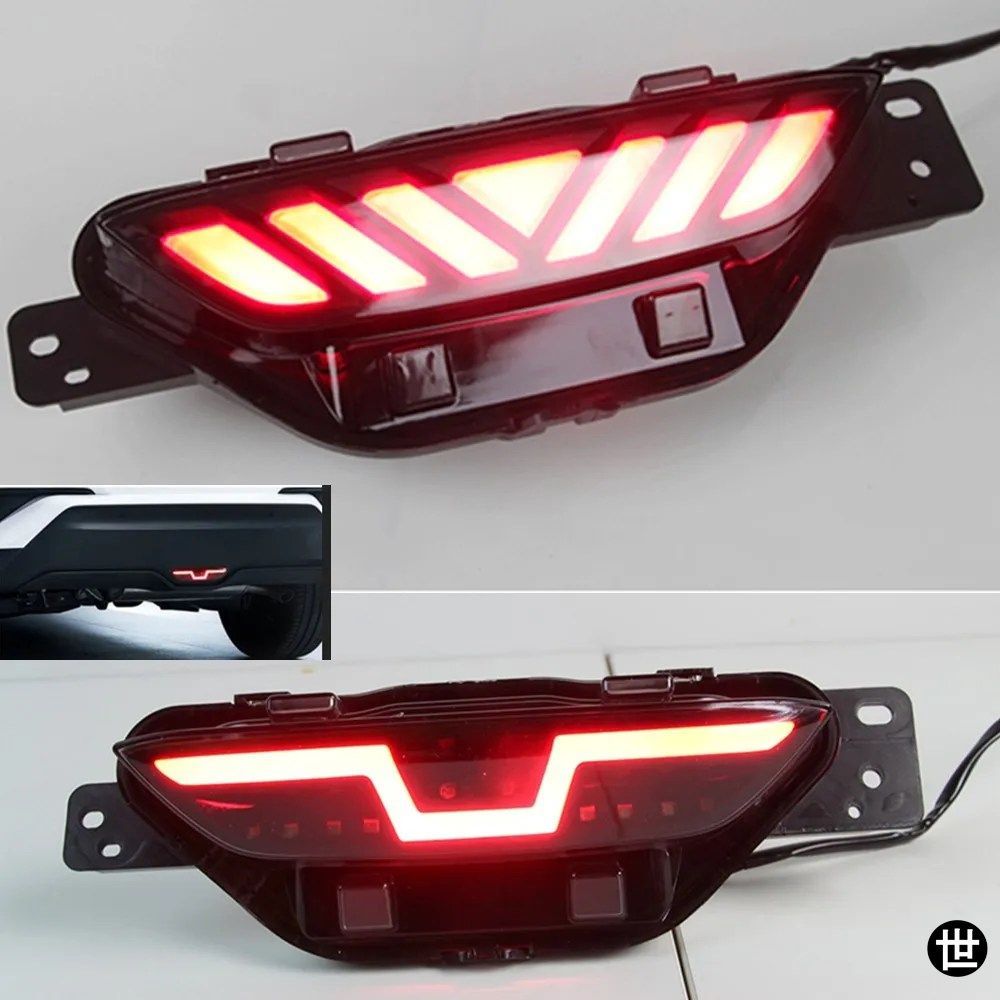 CSGJMY 1個 トヨタ CHR 2016 - 19 車用 LED リフレクター ドライビングランプ リアフォグランプ リアバンパー テール ブレーキライト