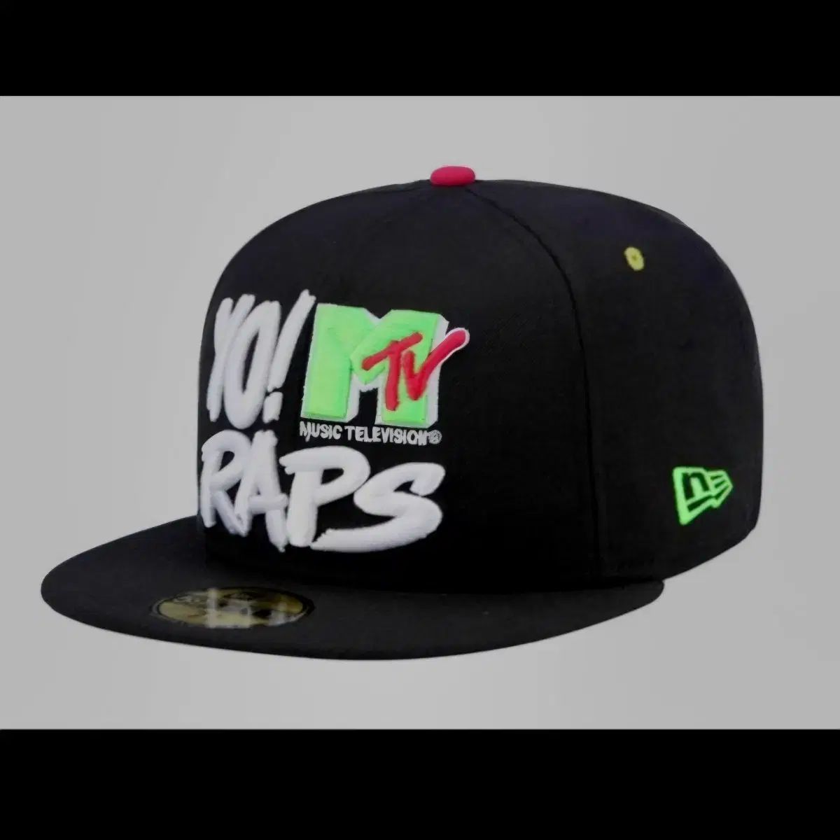 ニューエラ 帽子 59fifty mtv yo raps 7 5/8 ヒップホップ ヴィンテージキャップ