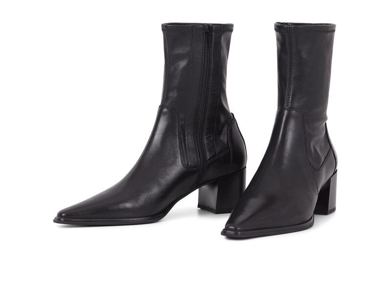 ヴァガボンド レディース シューズ ヒール ブーツ レザー Vagabond Shoemakers Giselle Leather Stretch Bootie Black ブラック