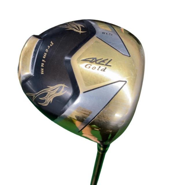 【中古】 つるや AXEL Gold Premium 10.5° ドライバー DR AXEL Gold Premium (フレックスR) メンズ 男性用 右利き 右用 Cランク ゴルフクラブ 8,613円