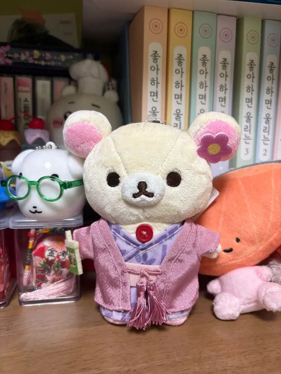 鳴上 嵐 (NARUKAMI ARASHI) 限定 リラックマ着物ぬいぐるみキーホルダー