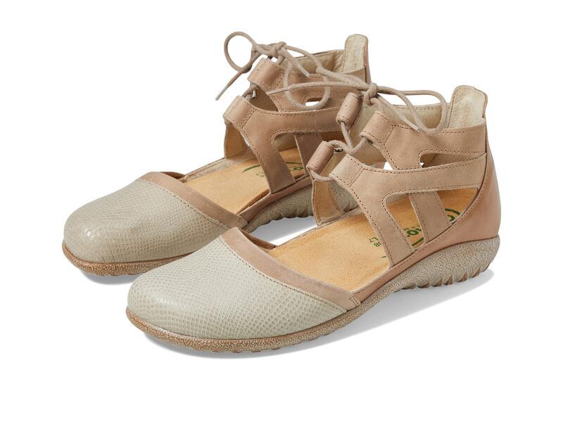 ナオト レディース シューズ サンダル Naot Kata Beige Lizard Le ベージュ