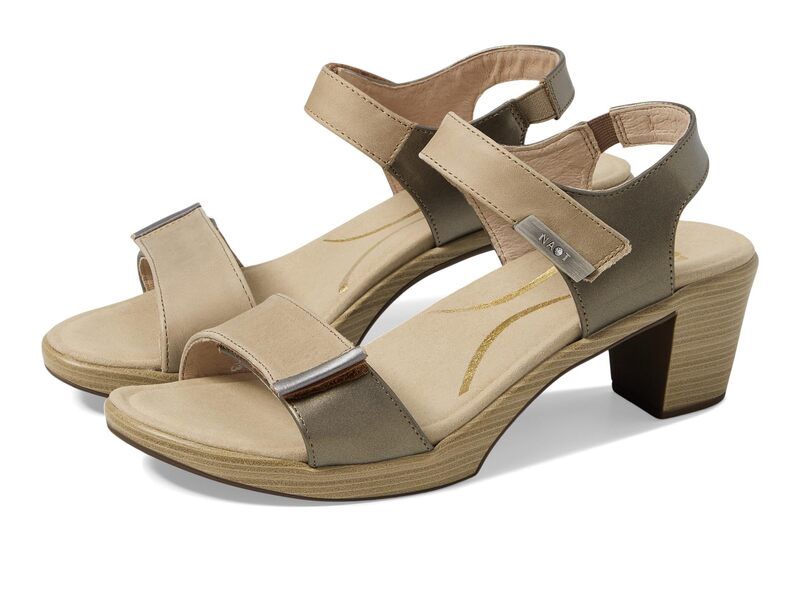 ナオト レディース シューズ ヒール Naot Intact Khaki Beige Lea カーキ