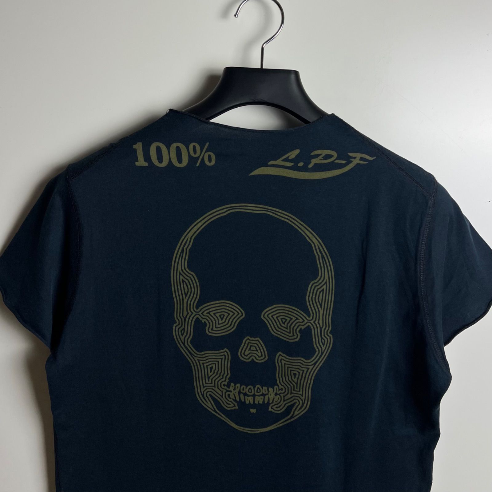 LUCIEN PELLAT-FINET 00s y2k archive weed & skull Tee S ルシアン 