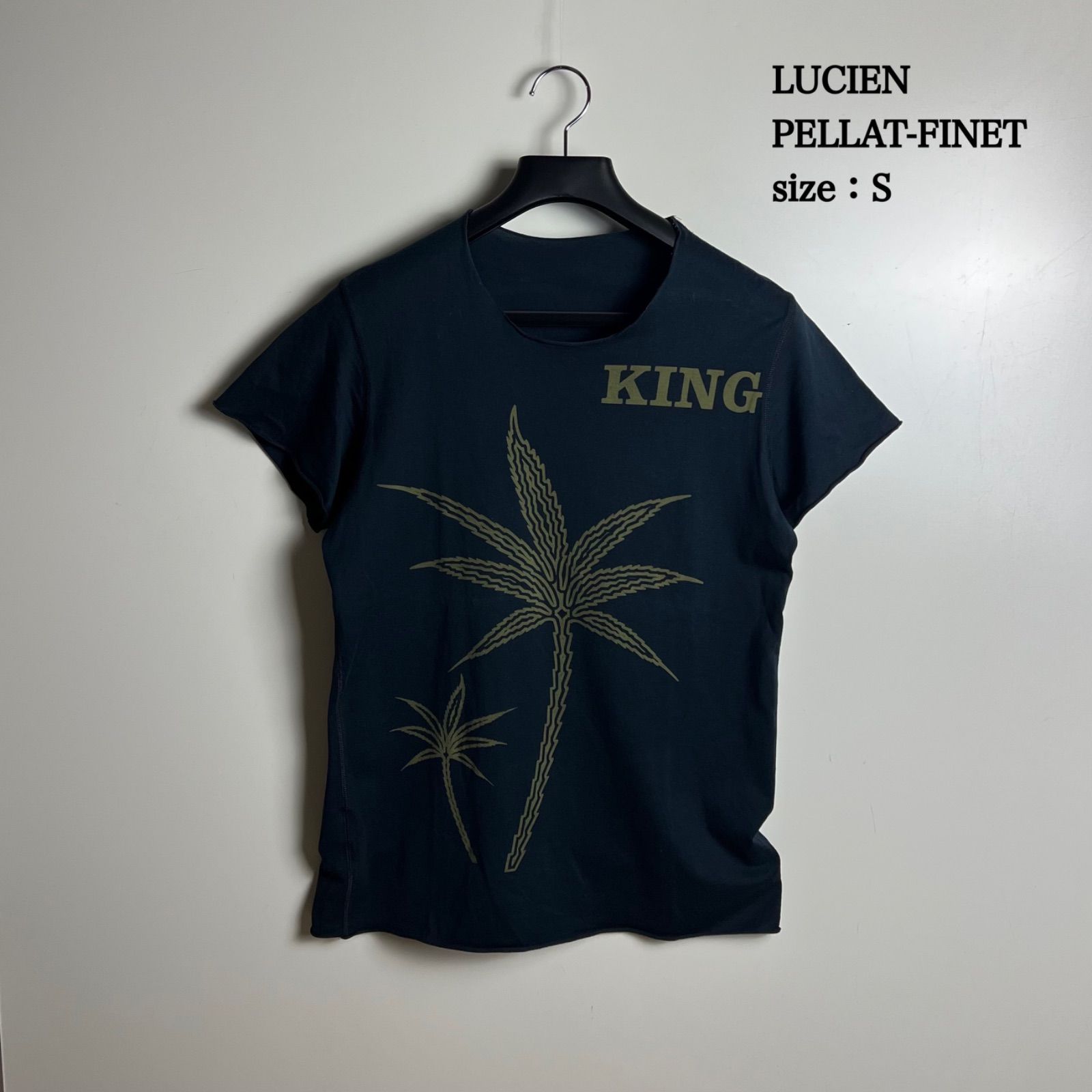 LUCIEN PELLAT-FINET 00s y2k archive weed & skull Tee S ルシアン