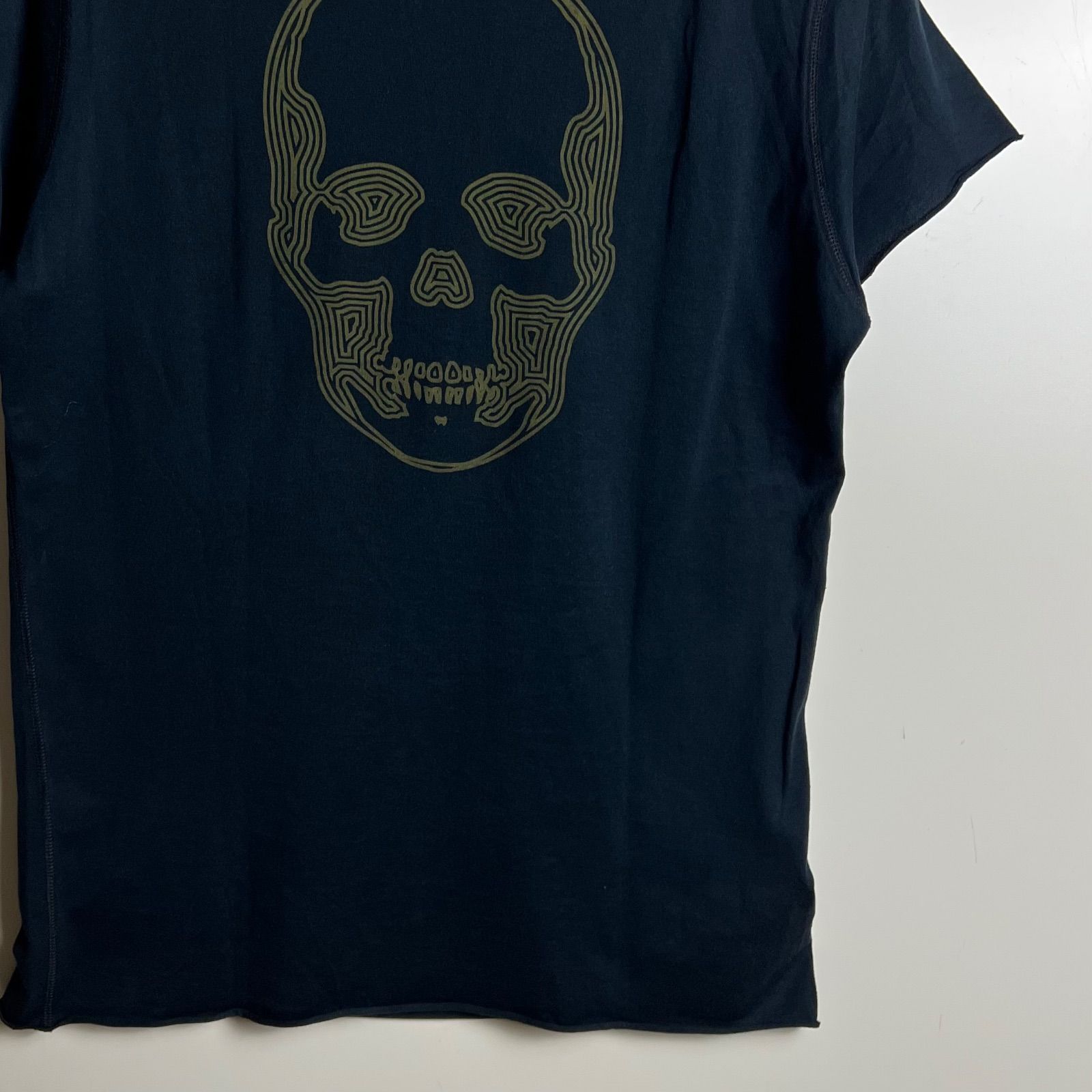 LUCIEN PELLAT-FINET 00s y2k archive weed & skull Tee S ルシアン 