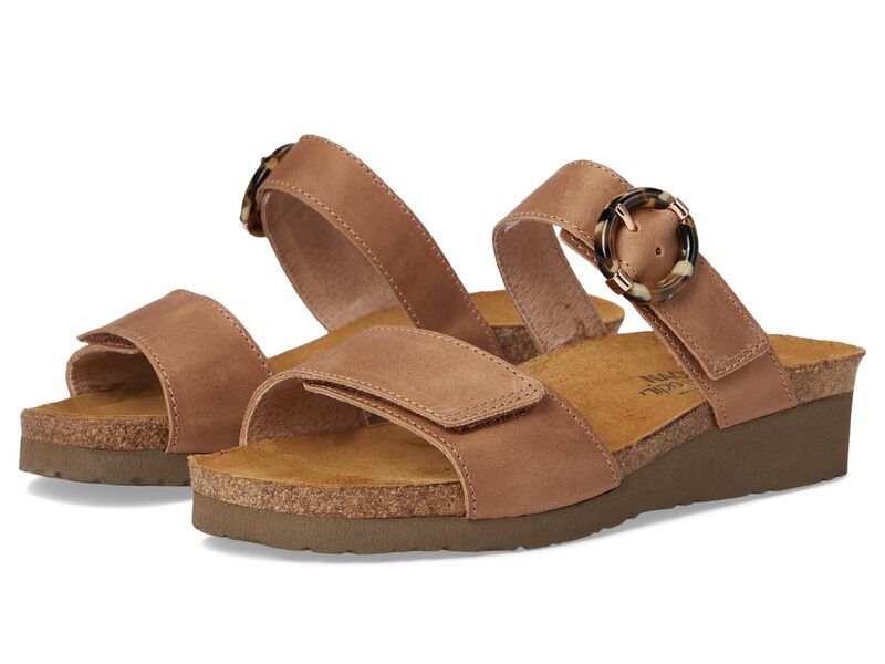 ナオト レディース シューズ ヒール Naot Anabelatte Brown Lea ブラウン
