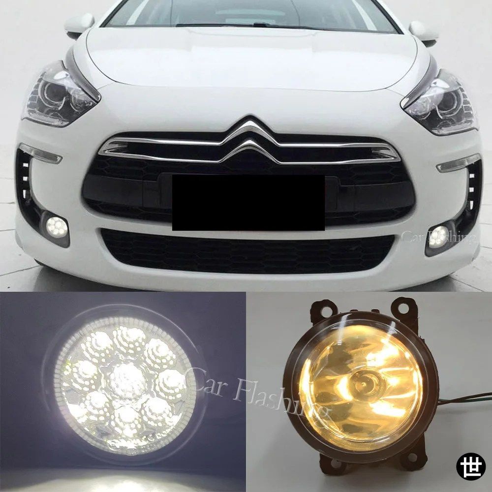 シトロエン C3 C4 C5 C6 C-CROSSER XSARA PICASSO 1999-2015 用フォグランプ ヘッドライト LED フォグライト ハロゲン フォグライト フォグ