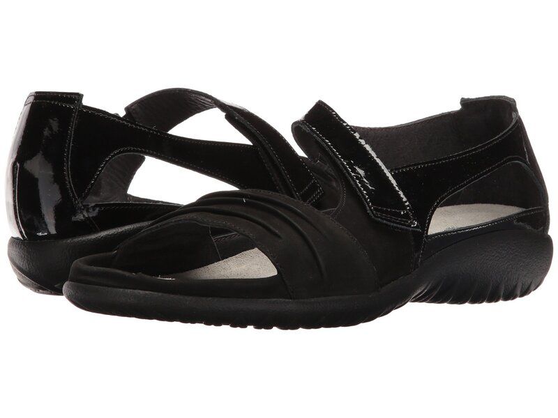 ナオト レディース シューズ サンダル Naot Papaki Black Patent Le ブラック