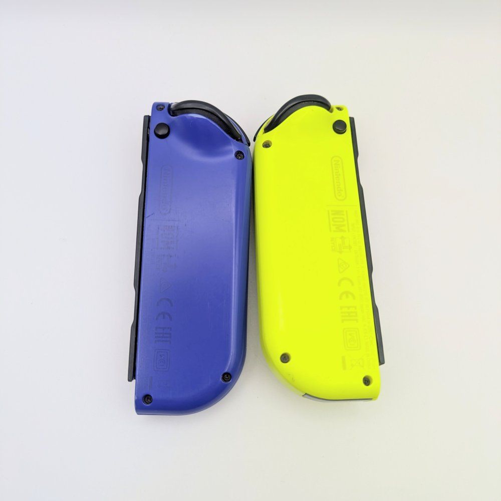 動作品】Joy-Con(L) ブルー/(R) ネオンイエロー - メルカリ