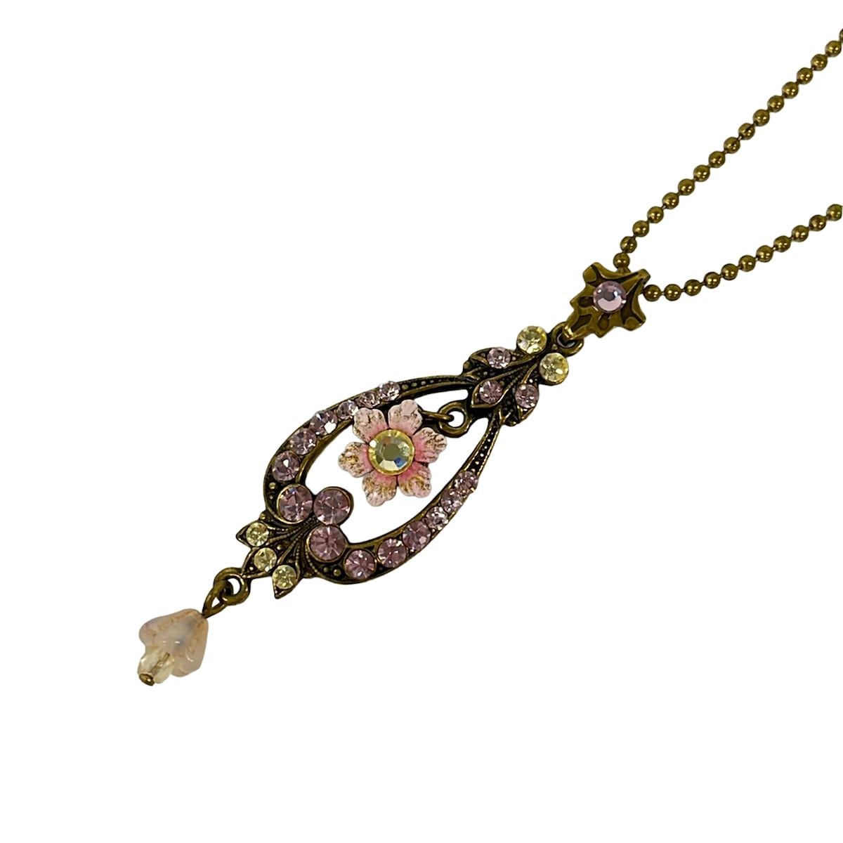 定番，本物保証 Michal Negrin(ミハエルネグリン) ネックレス - ピンク 