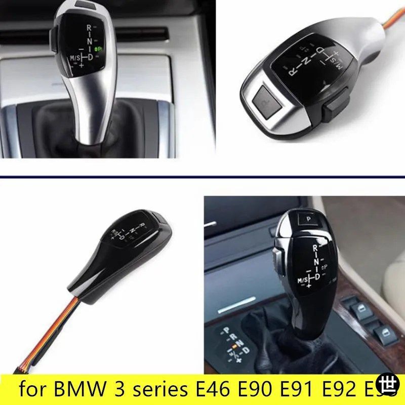 BMW 3シリーズ E90 E91 E92 E93 M3 2004-2013 3シリーズ E46 用カスタムLEDシフトノブ