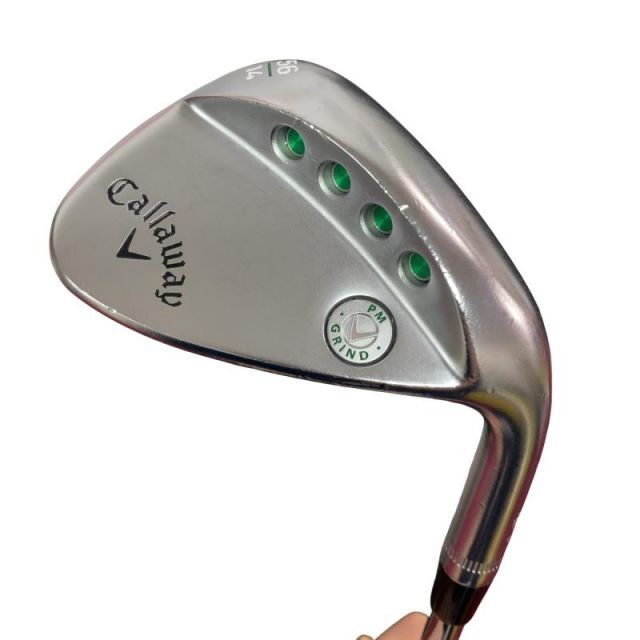 中古】 キャロウェイ PM GRIND クロムメッキ 56°/14° ウェッジ WG KBS