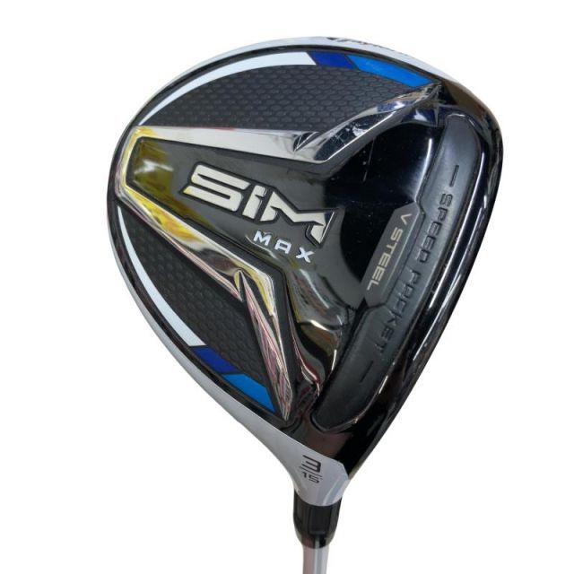 【中古】 テーラーメイド SIM MAX 3W レディース フェアウェイウッド FW TENSEI BLUE TM40(FW) (フレックスL) レディース 女性用 右利き 右用 Cランク ゴルフクラブ