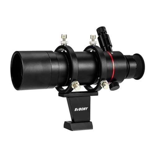 SVBONY SV208 8x50mm ファインダースコープ 望遠鏡ファインダー LED照明付き 正立像ファインダー FMC 天文望遠鏡用アクセサリー送料無料 9d4e68cd