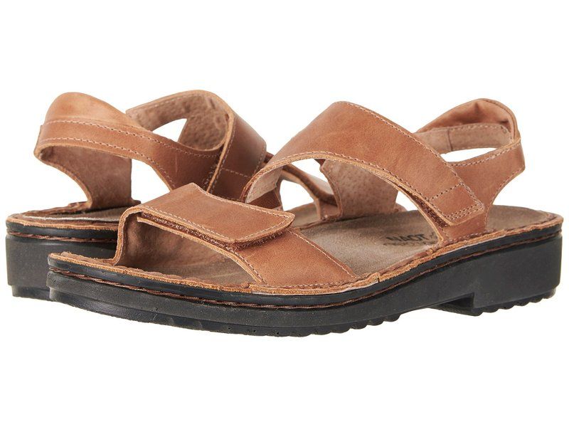 ナオト レディース シューズ サンダル Naot Enid Latte Brown Lea ブラウン