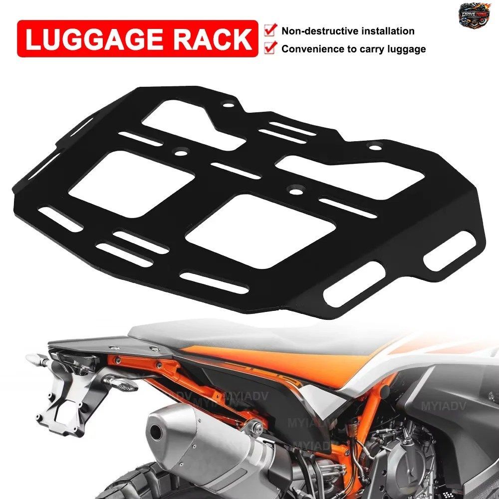 790 ADVENTURE/R/S 890 ADV 2019-2022用モーターサイクルリアカーゴラゲッジラックプレートトップケースボックスシェルフホルダーブラケッ