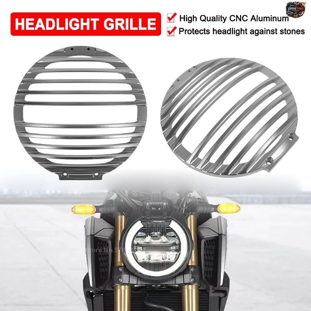 ホンダCB650R 2019-2023用モーターサイクルヘッドライトグリルプロテクター アルミ製ヘッドライトガード 保護グリルカバー アクセサリー