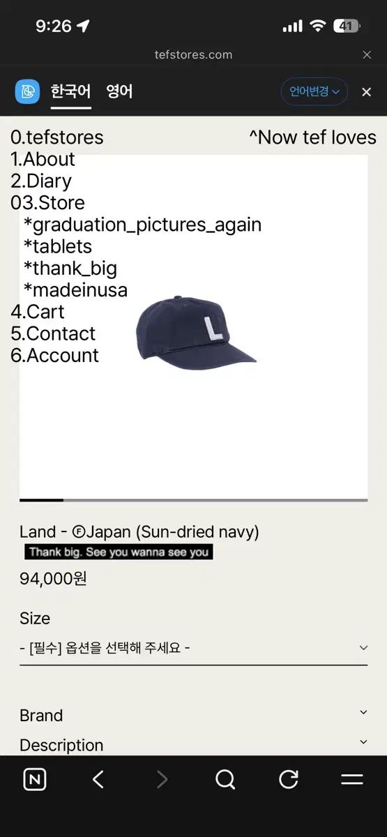 テフSTOREーズ Land - Japan サイズ L