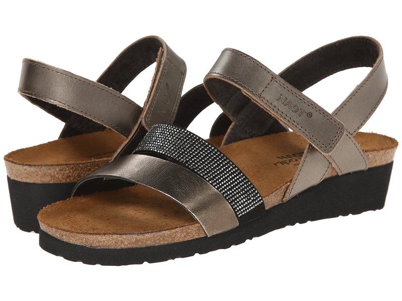 ナオト レディース シューズ ヒール Naot Krista Pewter Leather ピューター