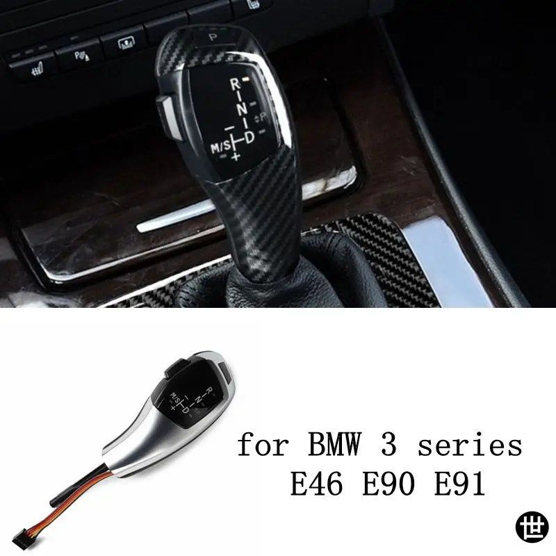 BMW 3シリーズ E46 E90 E91 E92 E93 316I 318I 320D 320I 323I 328I 330I用 LEDシフトノブ オートマチックギアシフターレバーハンドル