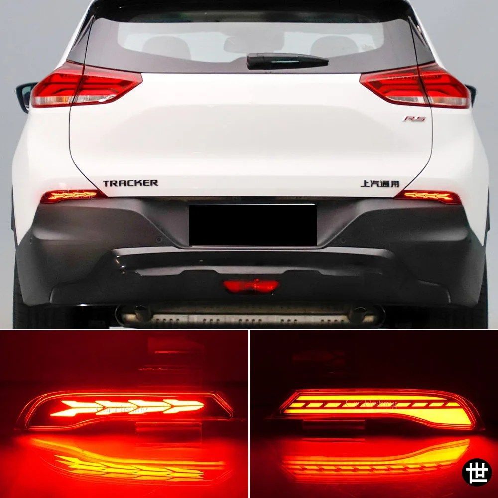 シボレー トラックス 2020 - 23 用 LED リアバンパー リフレクター テールライト ブレーキ ストップ ライト ウィンカー ランプ