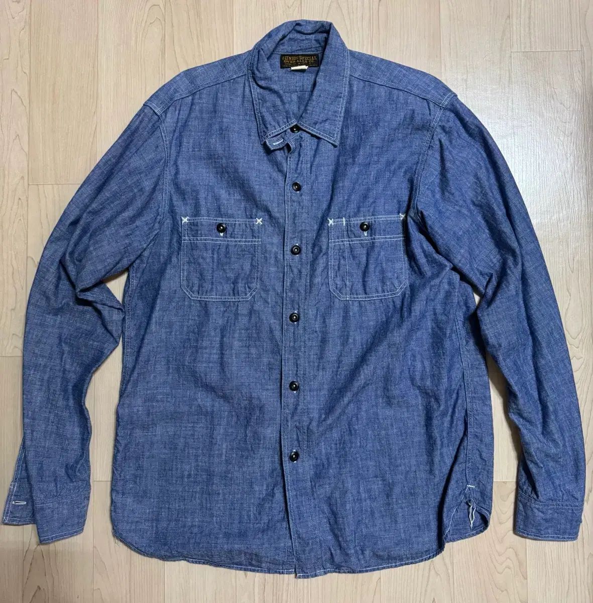 FREEWHEELERS(フリーホイーラーズ) ニールシャツ シャンブレーシャツ 16サイズ 中古