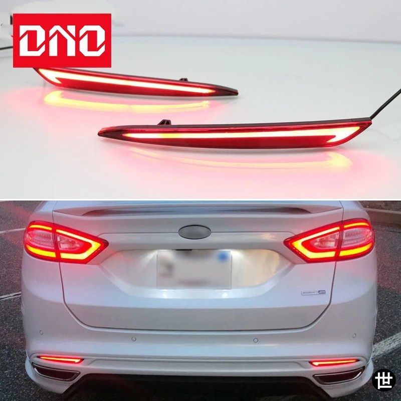 フォード フュージョン モンデオ 5 MK5 2013 - 18 用 LED リアバンパーランプ ブレーキリフレクター フォグランプ