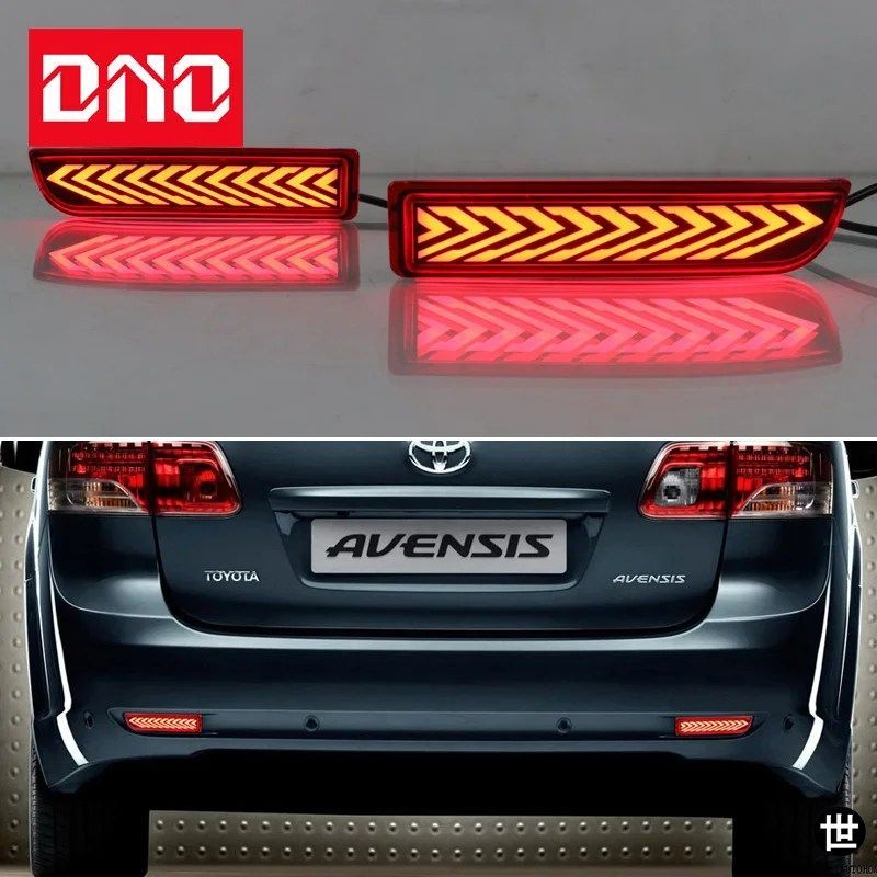 トヨタ アベンシス 2009 2010 2011 用 LED リアバンパーランプ フォグランプ ブレーキランプ ウインカー リフレクター インジケーター テー
