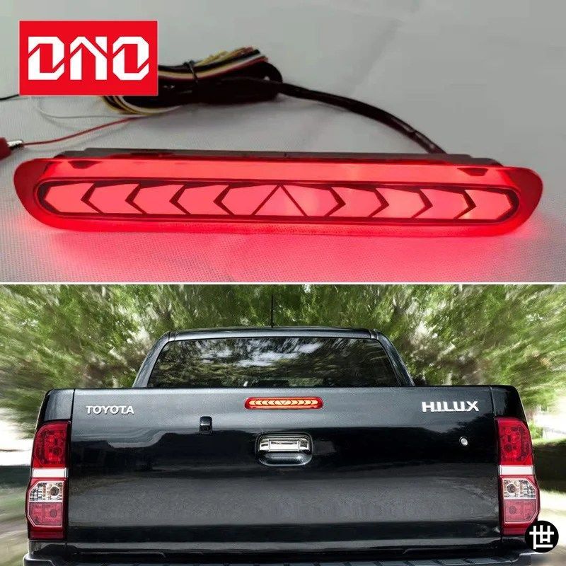 トヨタ ハイラックス ヴィーゴ 2005-2014 用 LED リアバンパーランプ ブレーキライト ウインカー バックアップリフレクターランプ テールラ