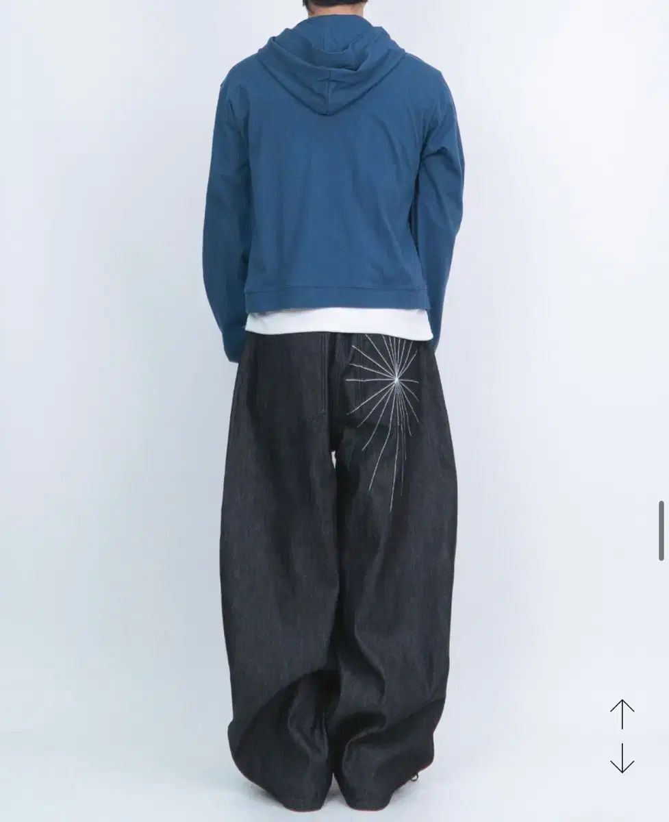 (ヘルム) 生デニム パンツ ブラック (S)