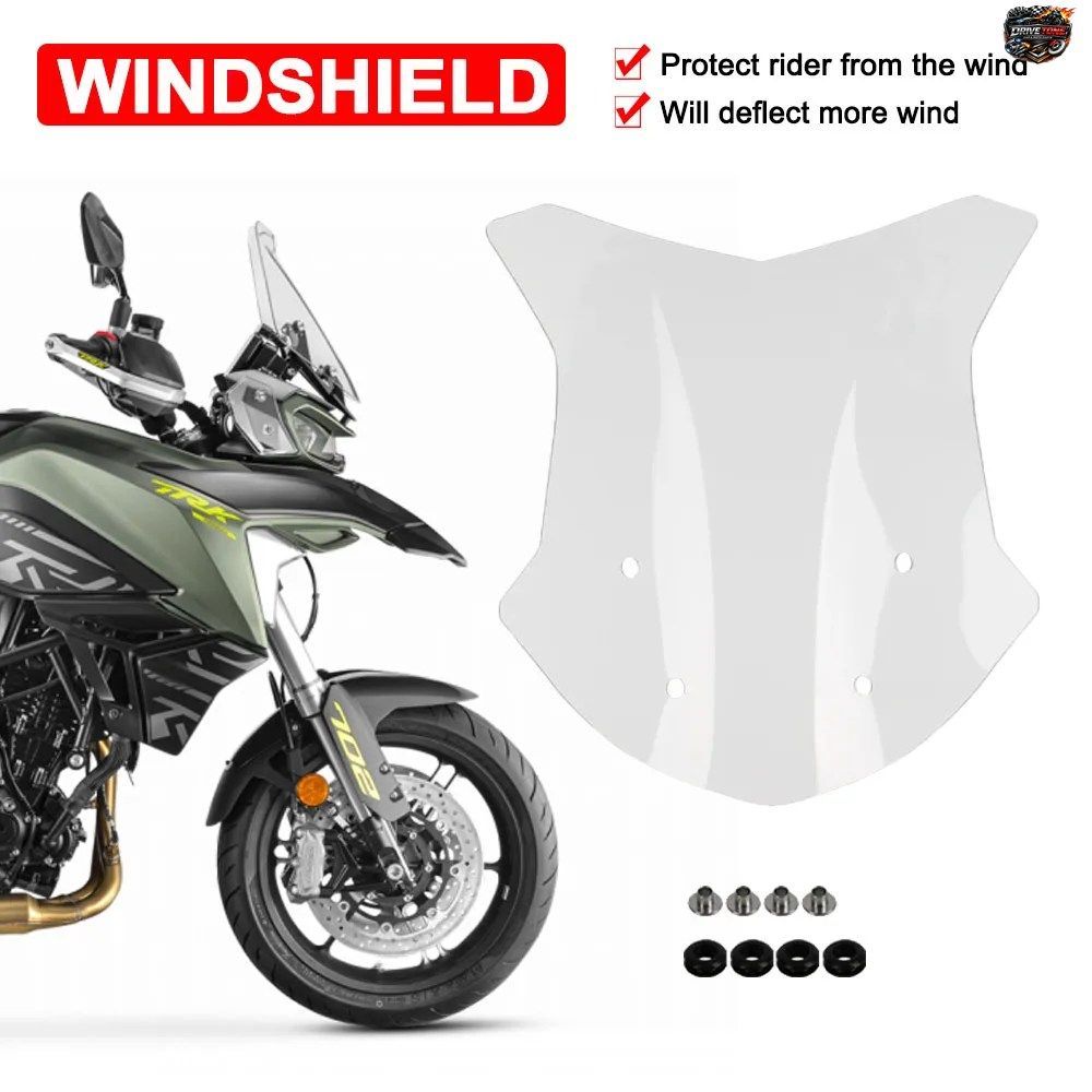 ベネリ TRK702X 702X 2023 2024 用オートバイ用ウインドシールド/ウインドスクリーン フロントウインドスクリーン デフレクター プロテクタ