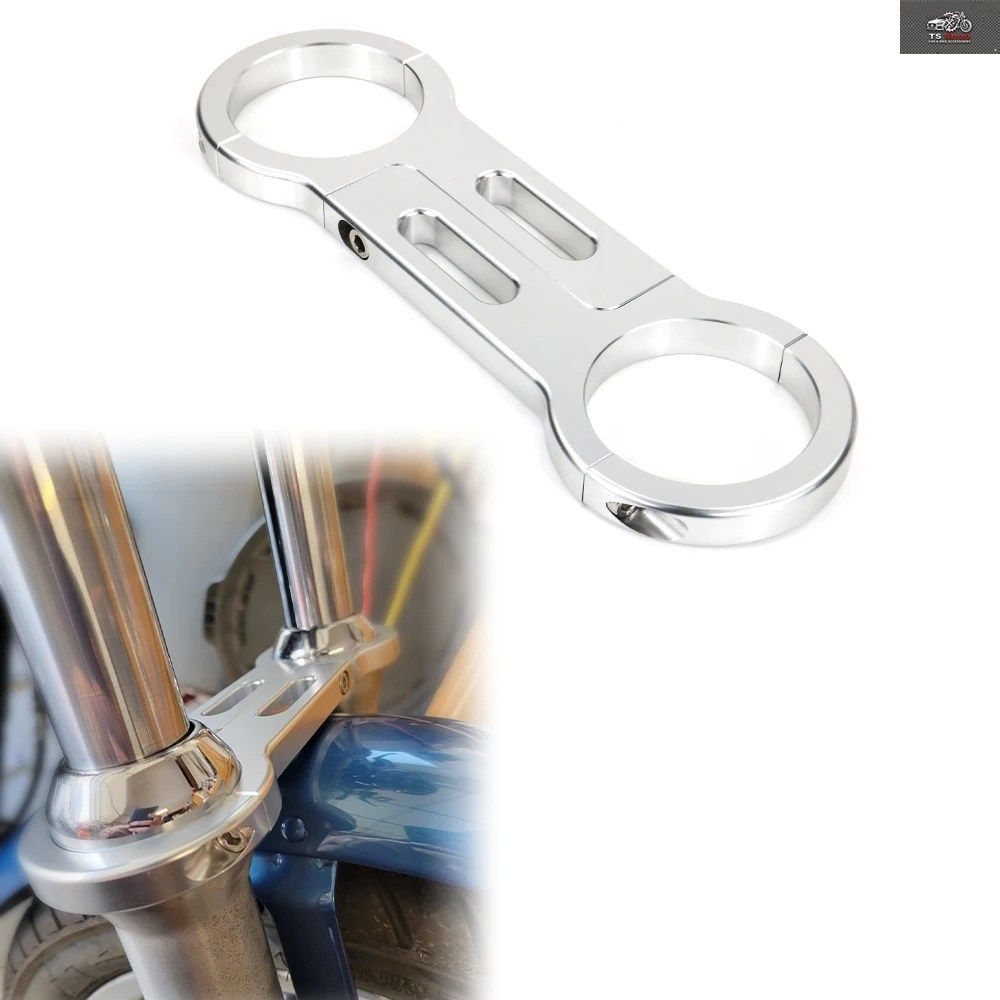 オートバイ用フロントフォークブレースブラケット アフターマーケット ハーレー 39mm ナローグライド スポーツスター XL スーパーグライド