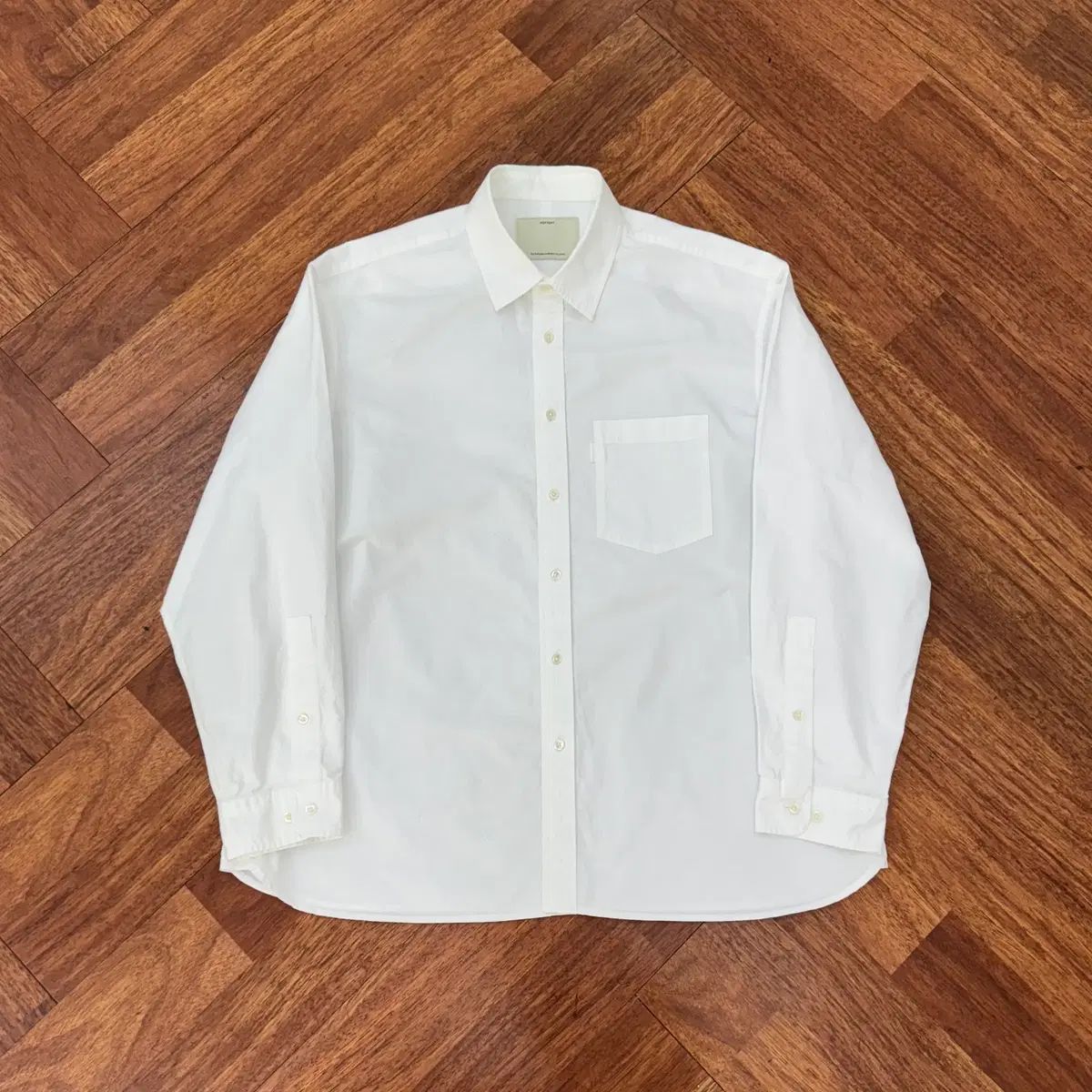 1size ポッタリー コンフォート 白 シャツ