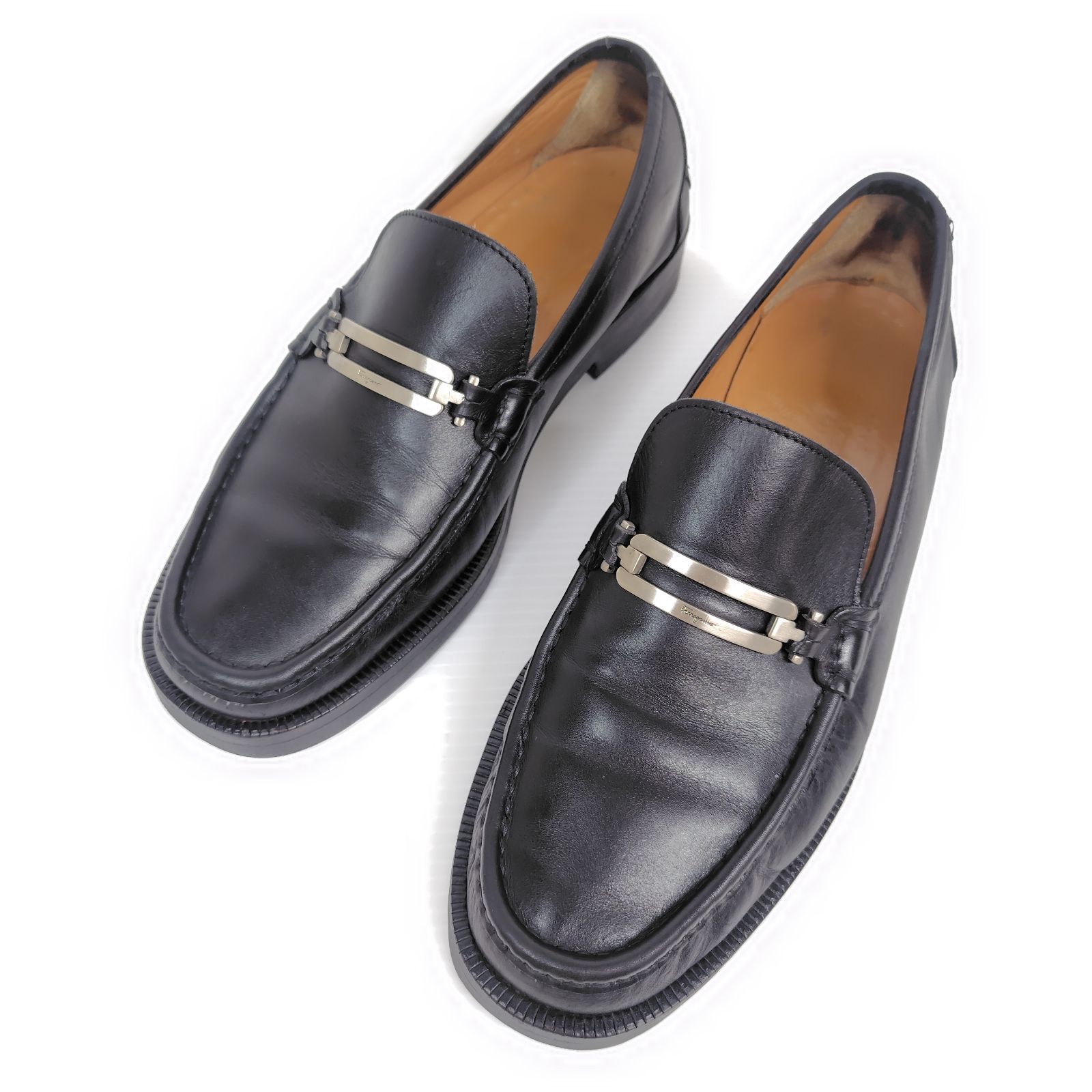 Salvatore Ferragamo フェラガモ ビットローファー 9EE ビジネス 革靴 レザー メンズ