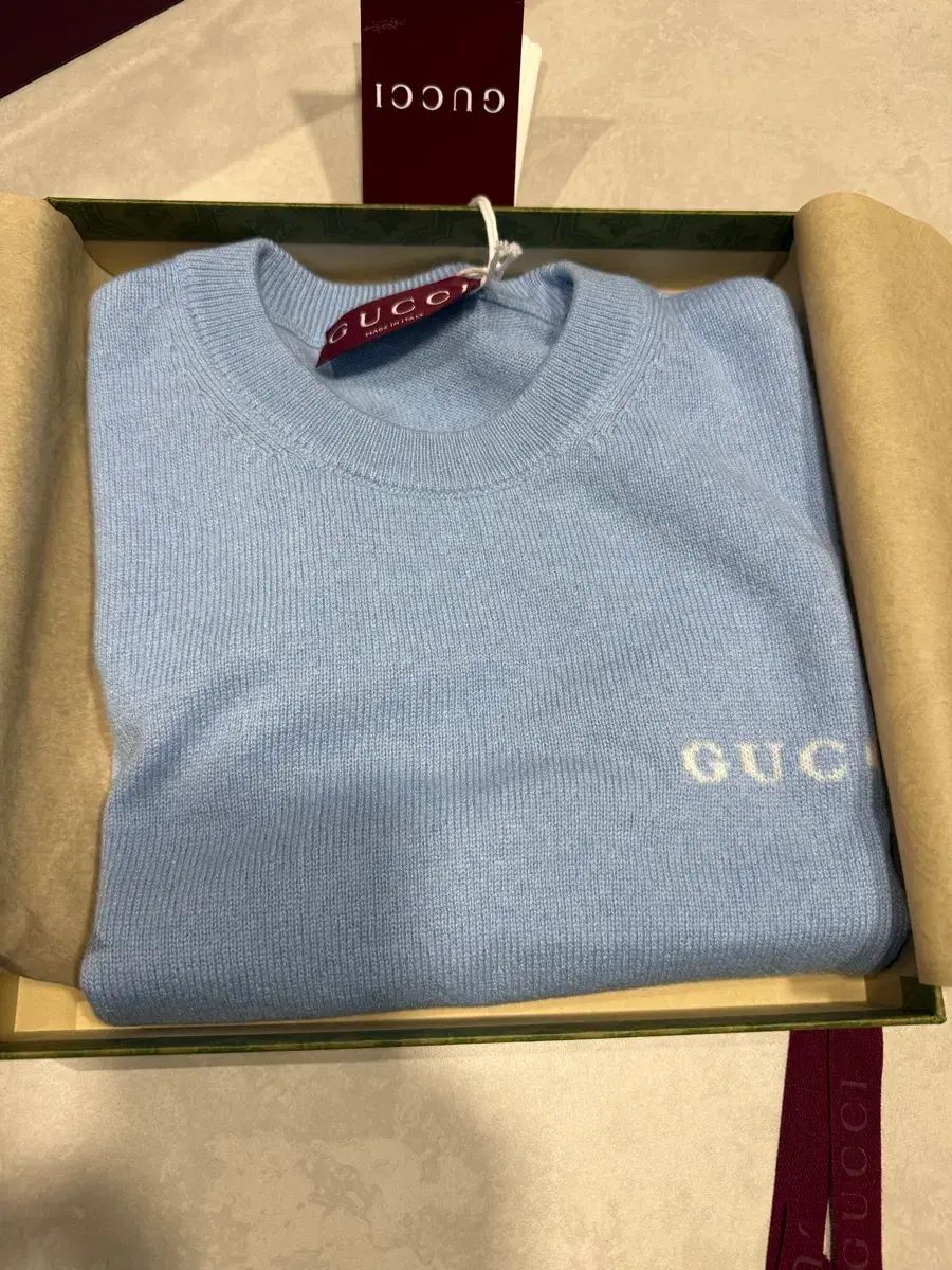 グッチ ニット ブルー