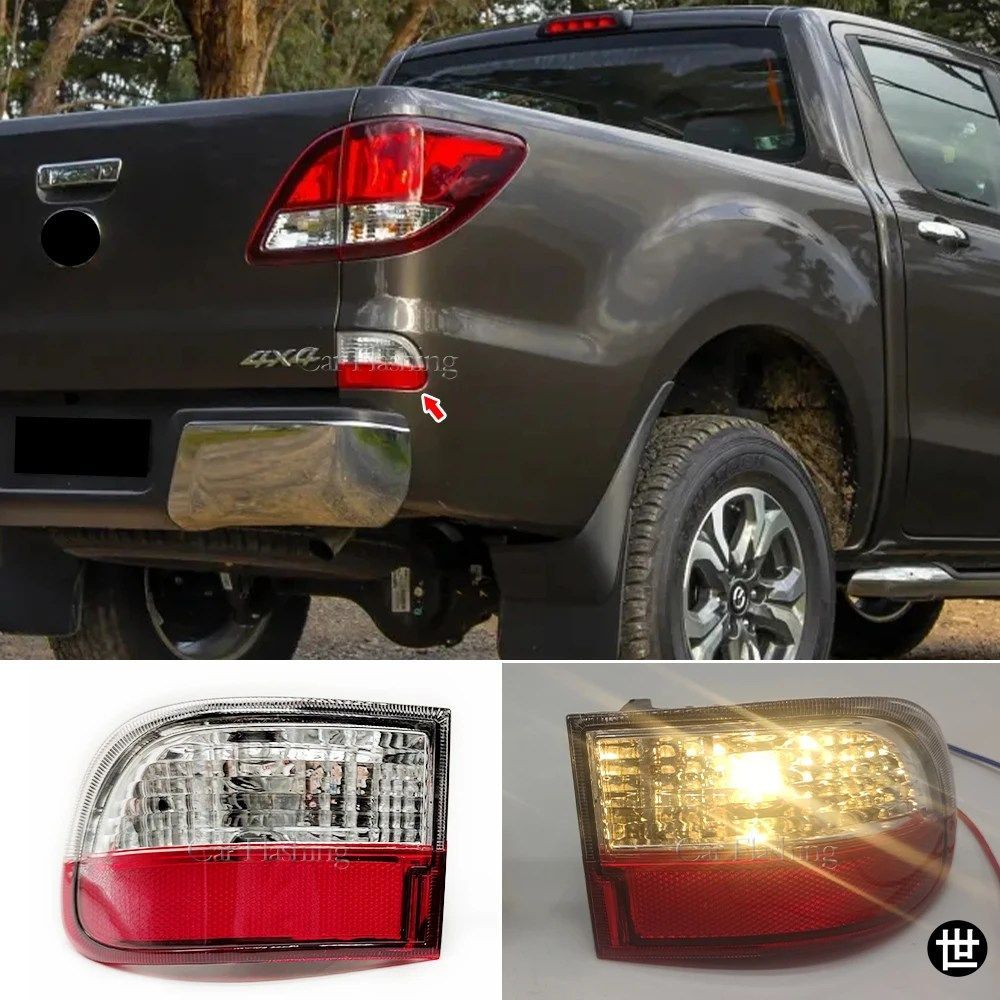 マツダ BT50 BT-50 UP UR 2012-2020 用リアバンパーリフレクターライトリアフォグランプブレーキシグナルライトカーアクセサリー