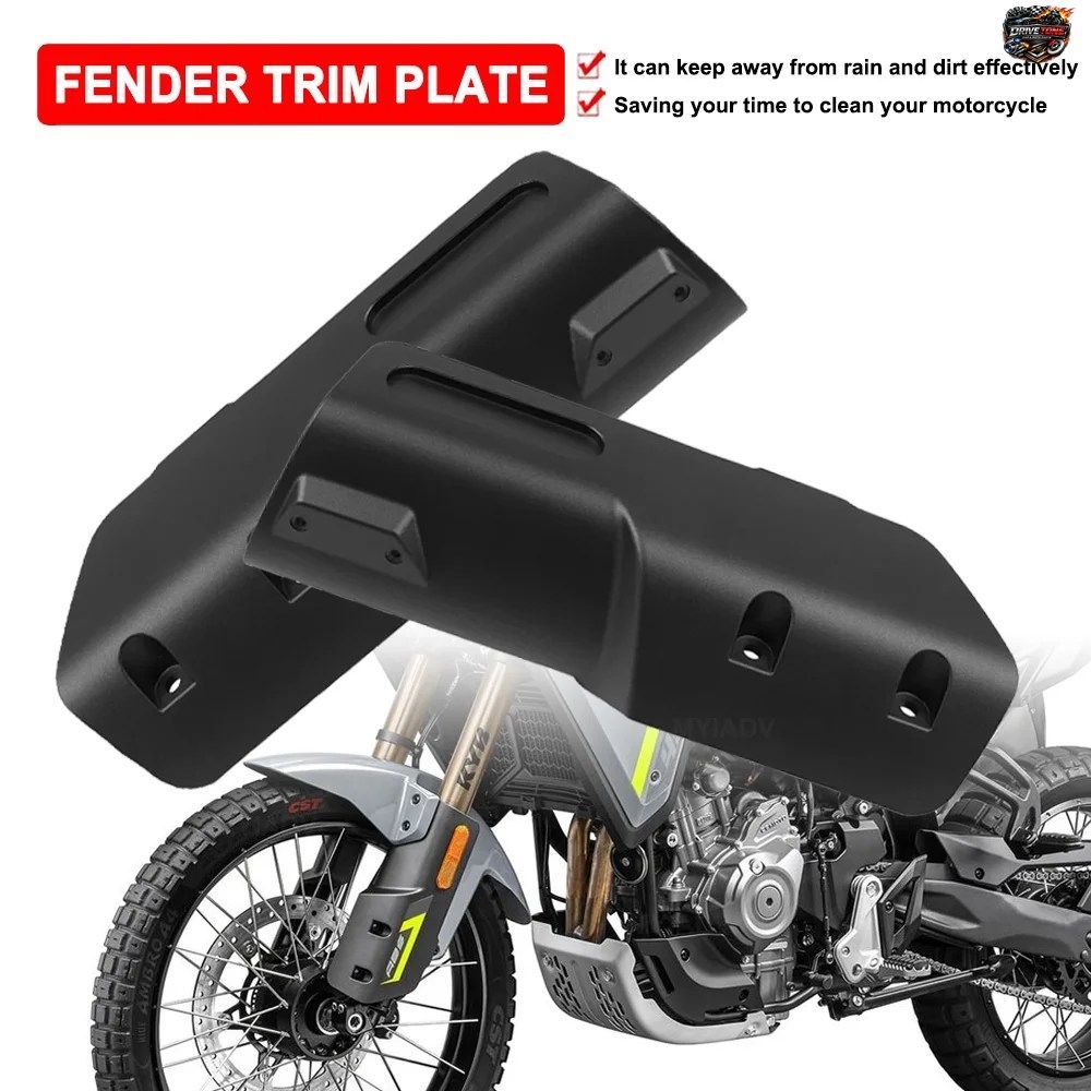 CFMOTO 450MT 450 MT用オートバイフロントフェンダートリムプレート、CF-MOTO 450 MT MT450用マッドガード装飾マッドガードアクセサリー