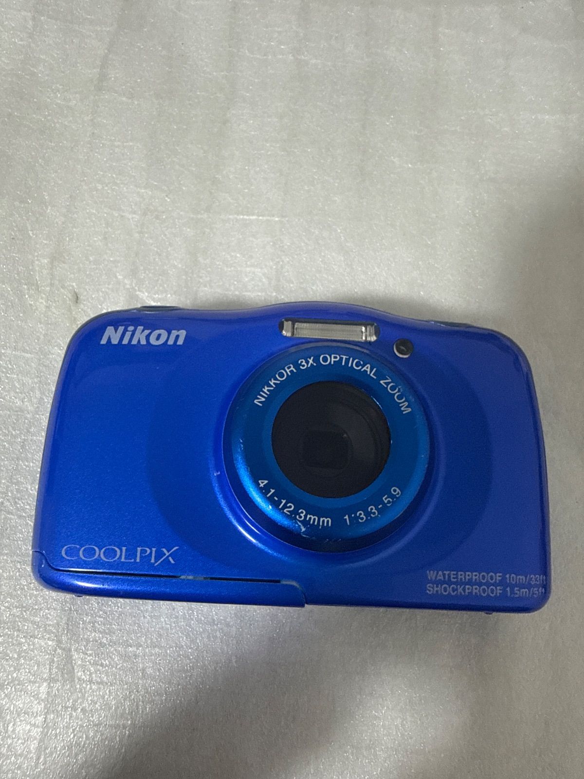 Nikon COOLPIX S33 青色 本体　動作確認済 ❗️動作良好❗️デジカメ 本体 Nikon Coolpix S33 - メルカリ