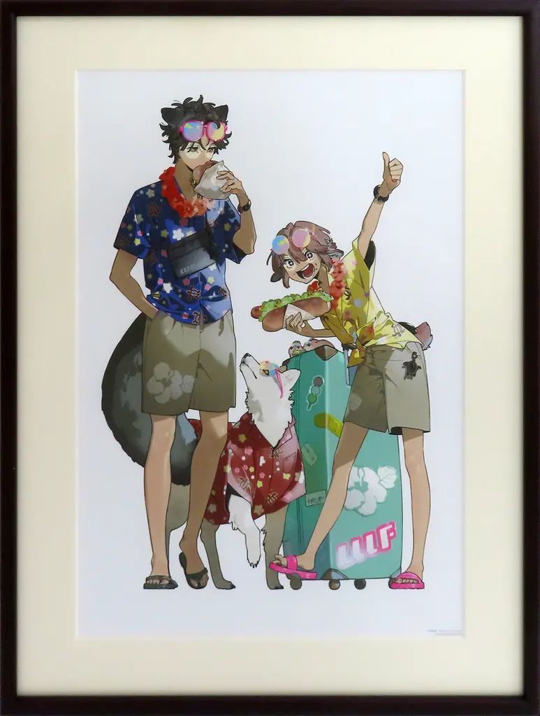 【中古】原画イラストボード 付属品付)狼への嫁入り 異種族婚姻譚 複製イラスト