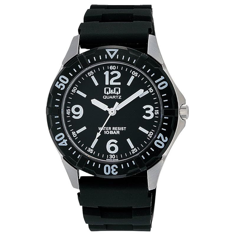 【新品】 [シチズン Q&Q] 腕時計 アナログ 防水 ウレタンベルト W376-305 メンズ ブラック 14,210円
