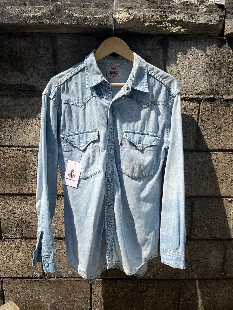 ヴィンテージ Levis デニム ウェスタン シャツ M