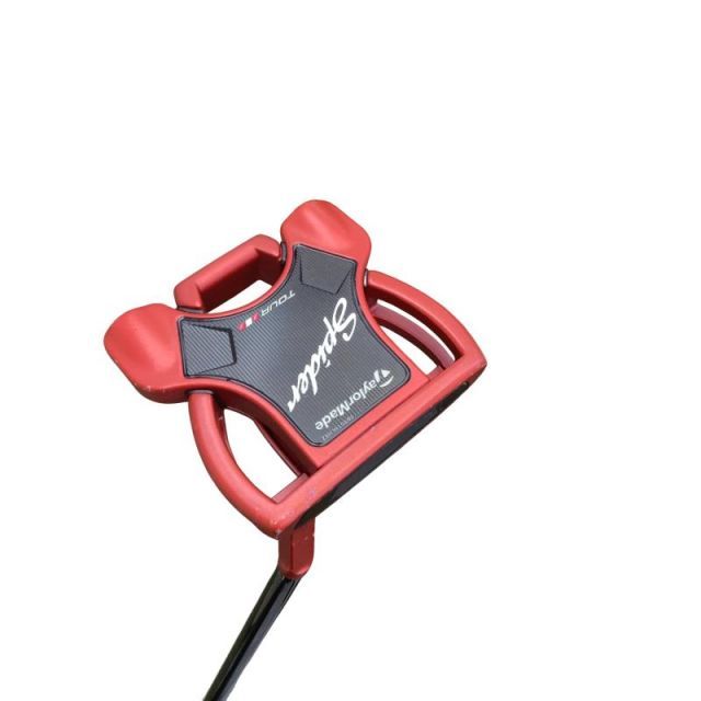 【中古】 テーラーメイド Spider Tour RED 34インチ パター PT スチール (フレックスその他) メンズ 男性用 右利き 右用 Dランク ゴルフクラブ
