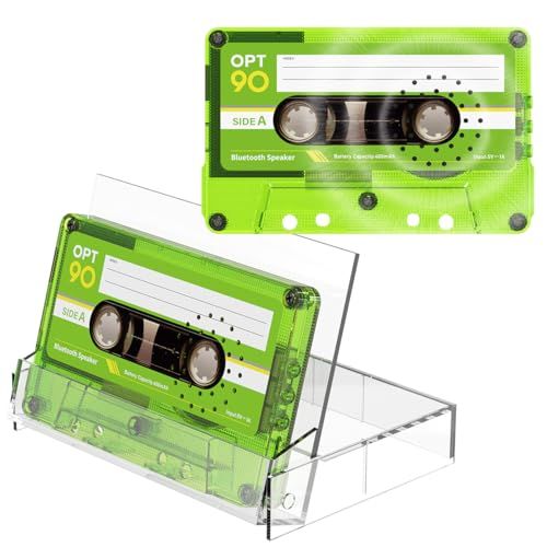 opt! Cassette Speaker オプト90 カセット スピーカー カセットテープ型 ポータブルスピーカー Bluetooth 5.3 microSDカード対応 TELEC認証取得済 レトロスピーカー ラジカセ ミックステープ (ネ b3057d8f